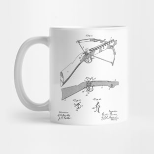 Crossbow Vintage Patent Hand Drawing Mug